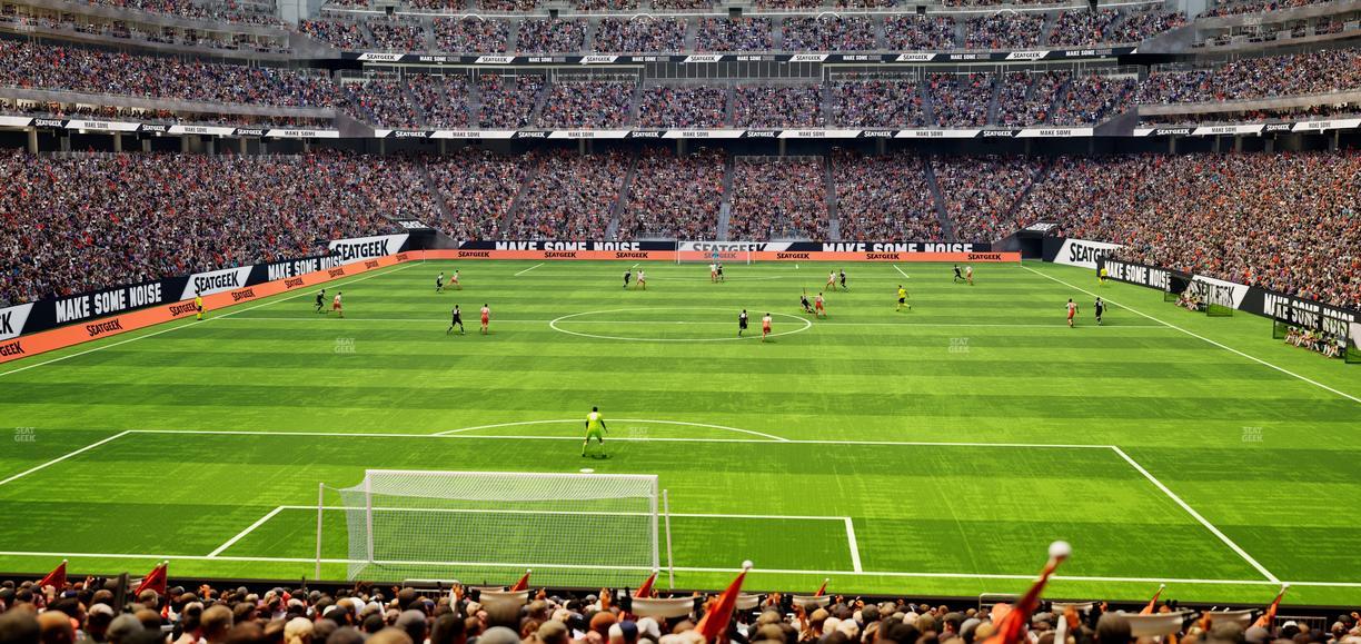 Reliant Stadium - Section 136 Seat View
