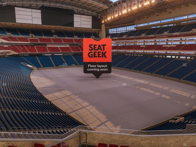 Official view from Section 301 at Reliant Stadium