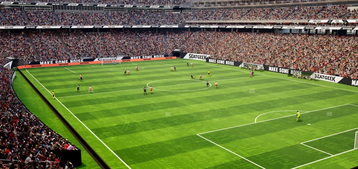 Reliant Stadium - Section 302 Seat View