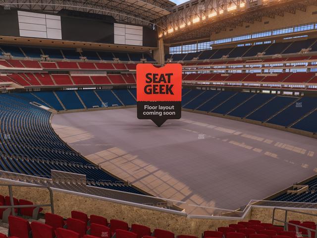 Official view from Section 302 at Reliant Stadium