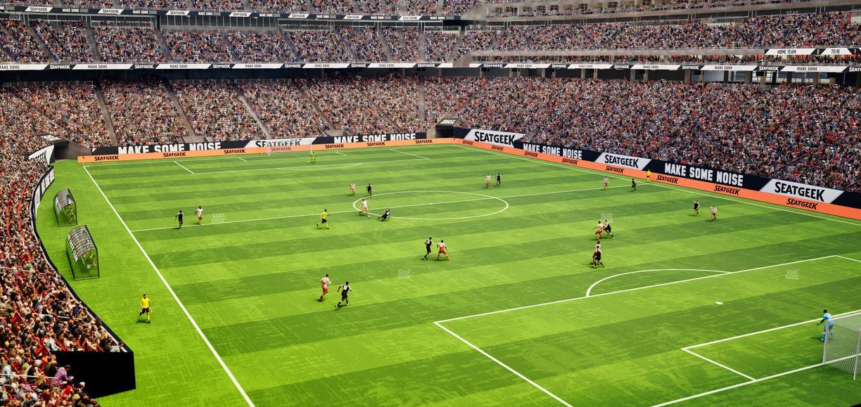 Reliant Stadium - Section 328 Seat View
