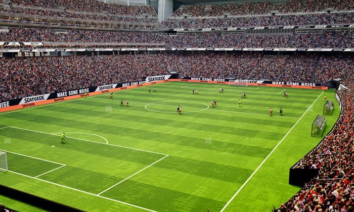 Reliant Stadium - Section 346 Seat View