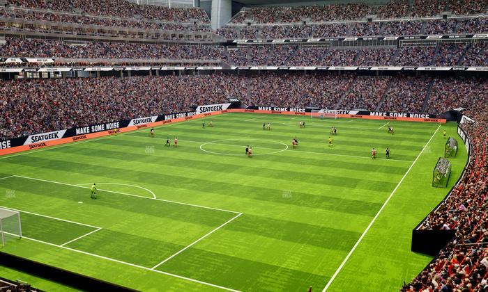 Reliant Stadium - Section 347 Seat View