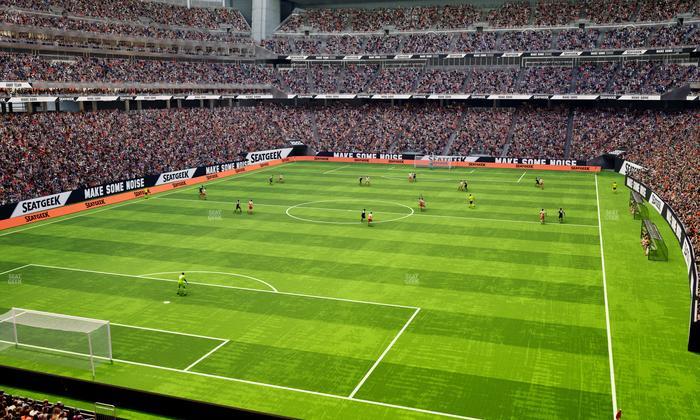 Reliant Stadium - Section 349 Seat View