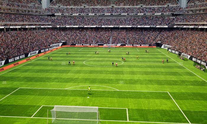 Reliant Stadium - Section 351 Seat View