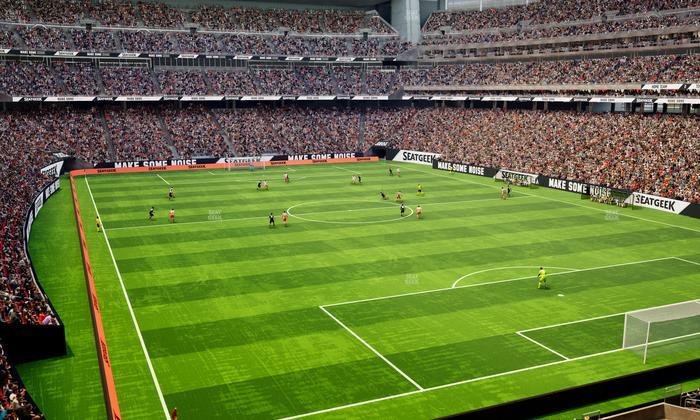 Reliant Stadium - Section 355 Seat View