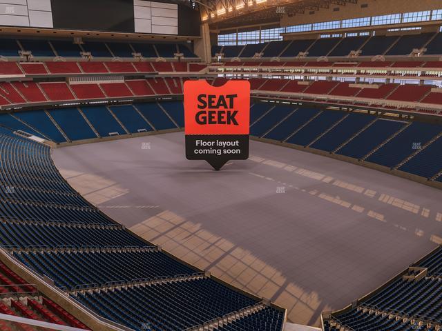 Official view from Section 501 at Reliant Stadium