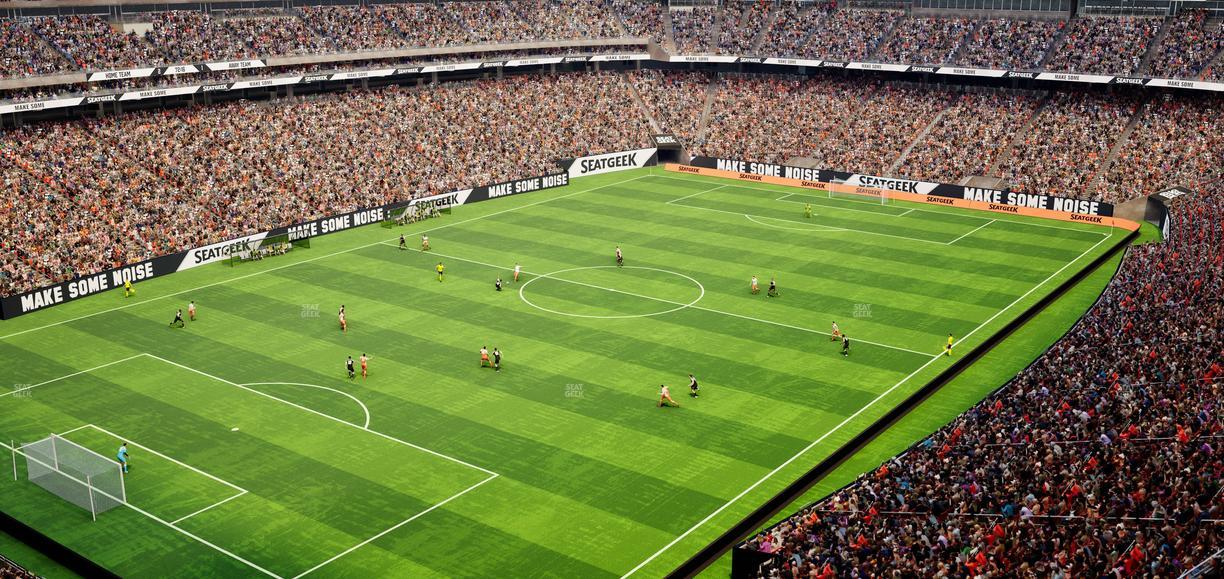 Reliant Stadium - Section 515 Seat View