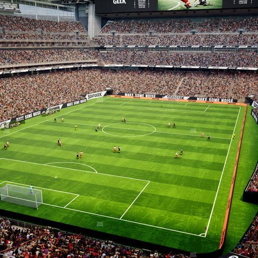 Reliant Stadium - Section 518 Seat View