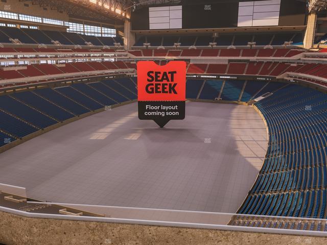 Official view from Section 518 at Reliant Stadium