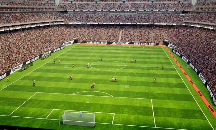 Reliant Stadium - Section 520 Seat View