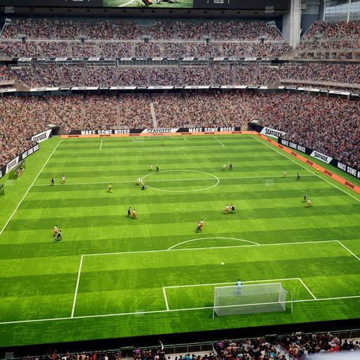 Reliant Stadium - Section 522 Seat View