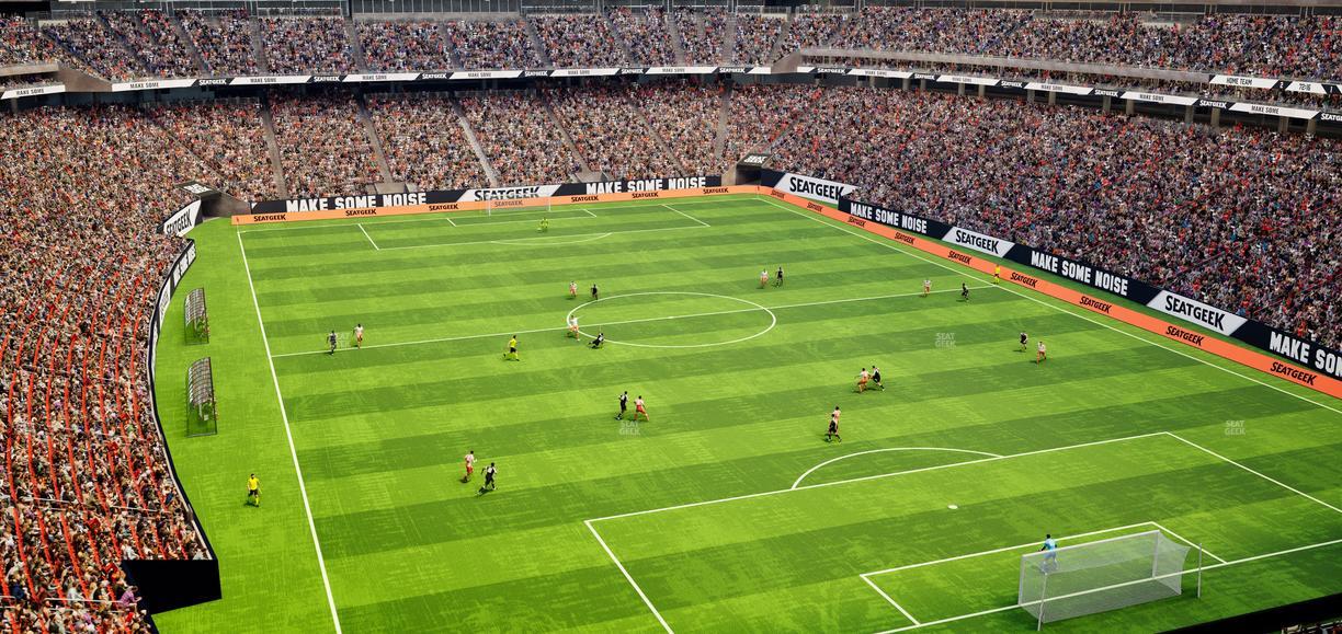 Reliant Stadium - Section 524 Seat View