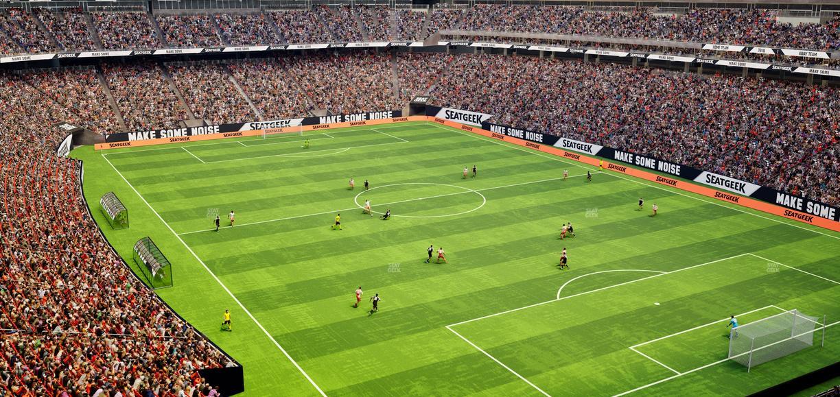 Reliant Stadium - Section 526 Seat View