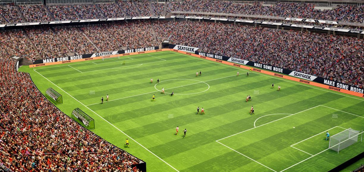 Reliant Stadium - Section 527 Seat View