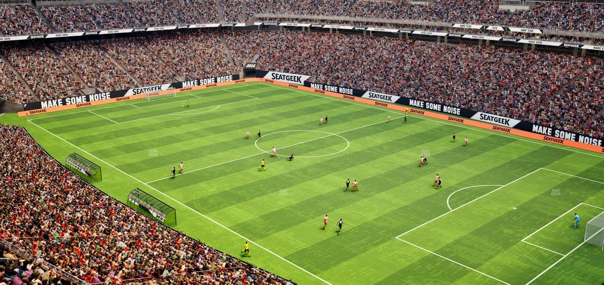 Reliant Stadium - Section 528 Seat View