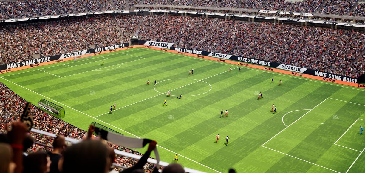 Reliant Stadium - Section 529 Seat View