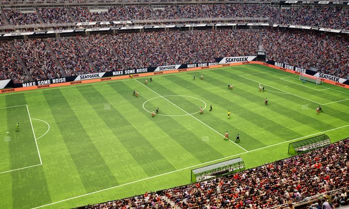 Reliant Stadium - Section 537 Seat View