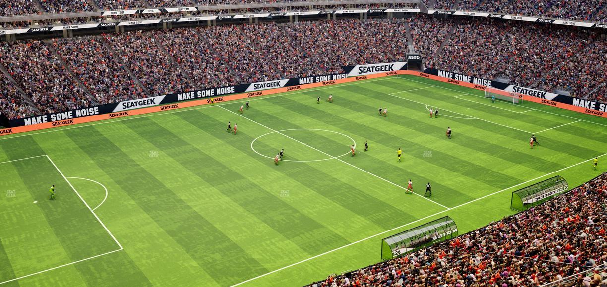 Reliant Stadium - Section 538 Seat View