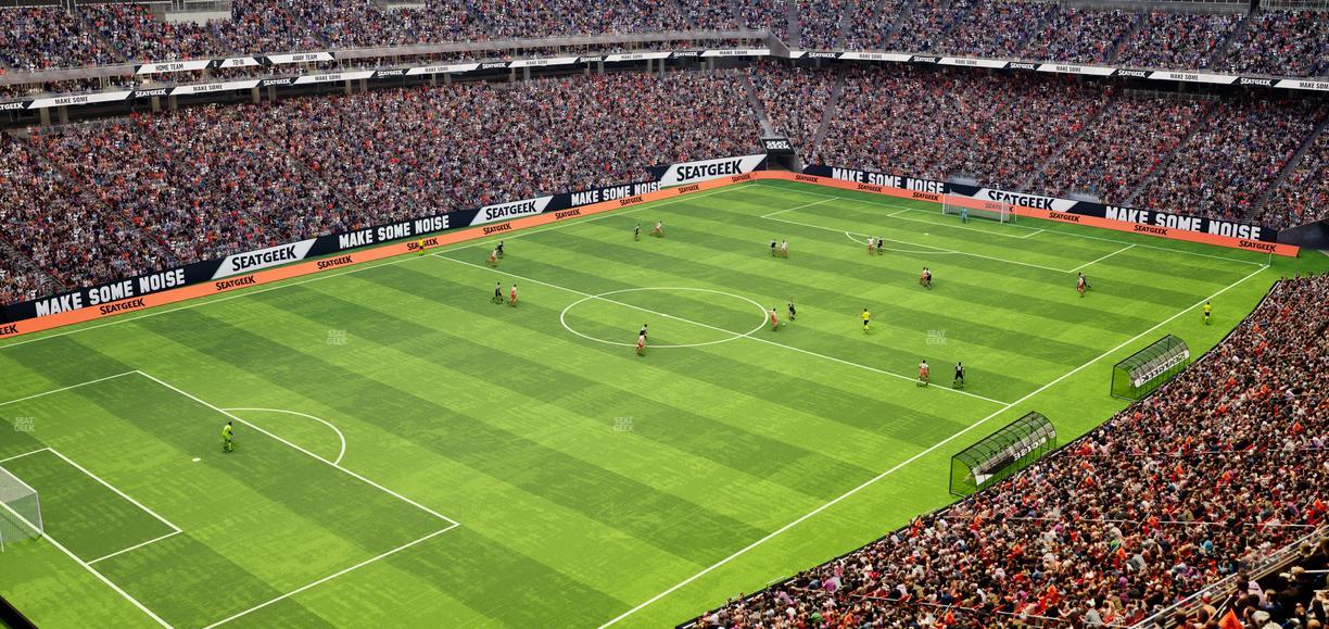 Reliant Stadium - Section 540 Seat View