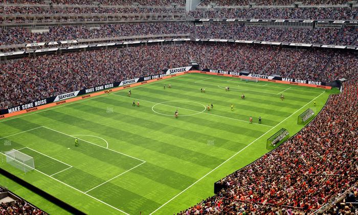 Reliant Stadium - Section 541 Seat View