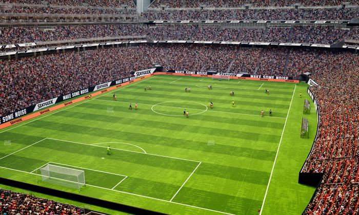 Reliant Stadium - Section 544 Seat View