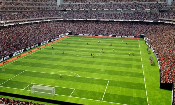 Reliant Stadium - Section 545 Seat View