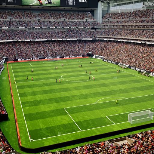 Reliant Stadium - Section 550 Seat View