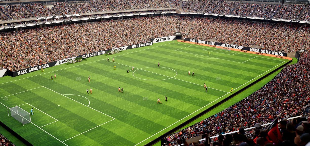 Reliant Stadium - Section 615 Seat View