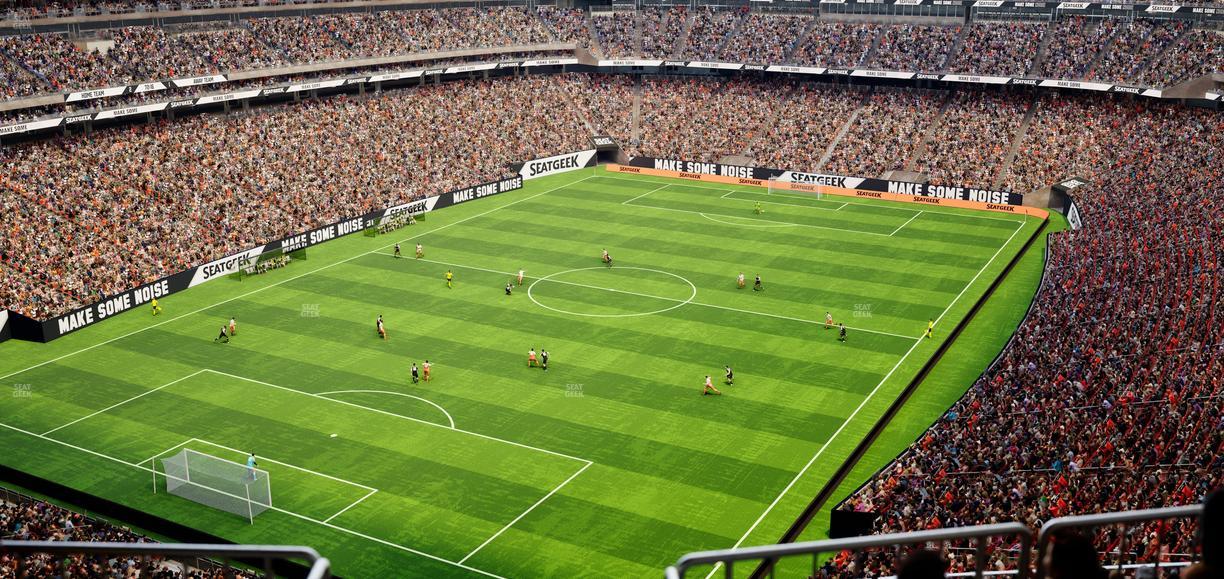 Reliant Stadium - Section 617 Seat View