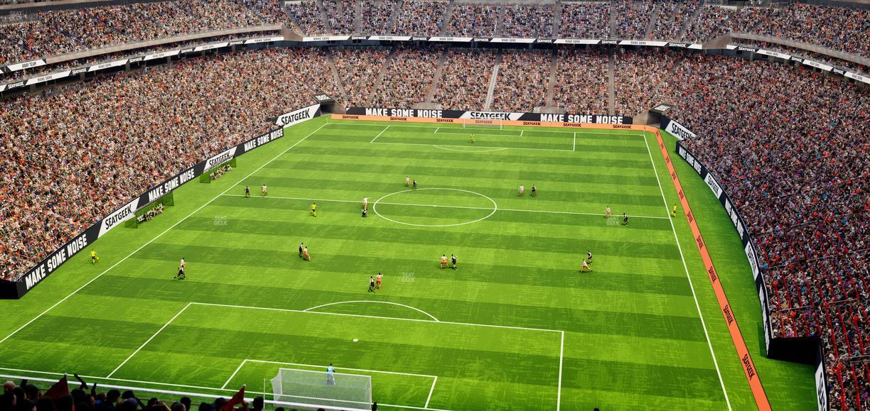 Reliant Stadium - Section 620 Seat View
