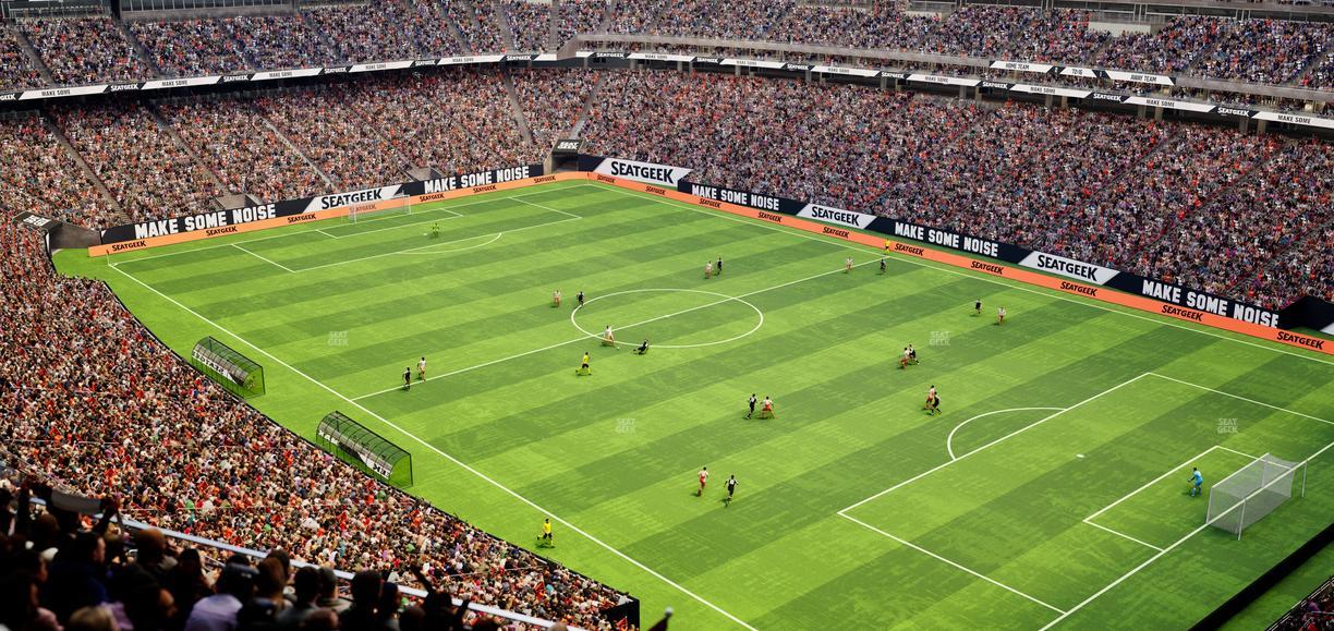Reliant Stadium - Section 628 Seat View