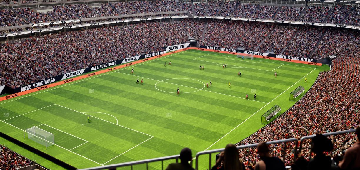 Reliant Stadium - Section 642 Seat View