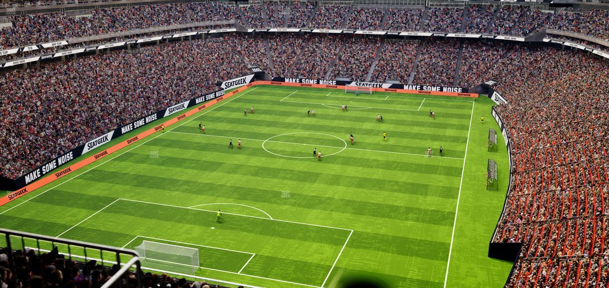 Reliant Stadium - Section 645 Seat View