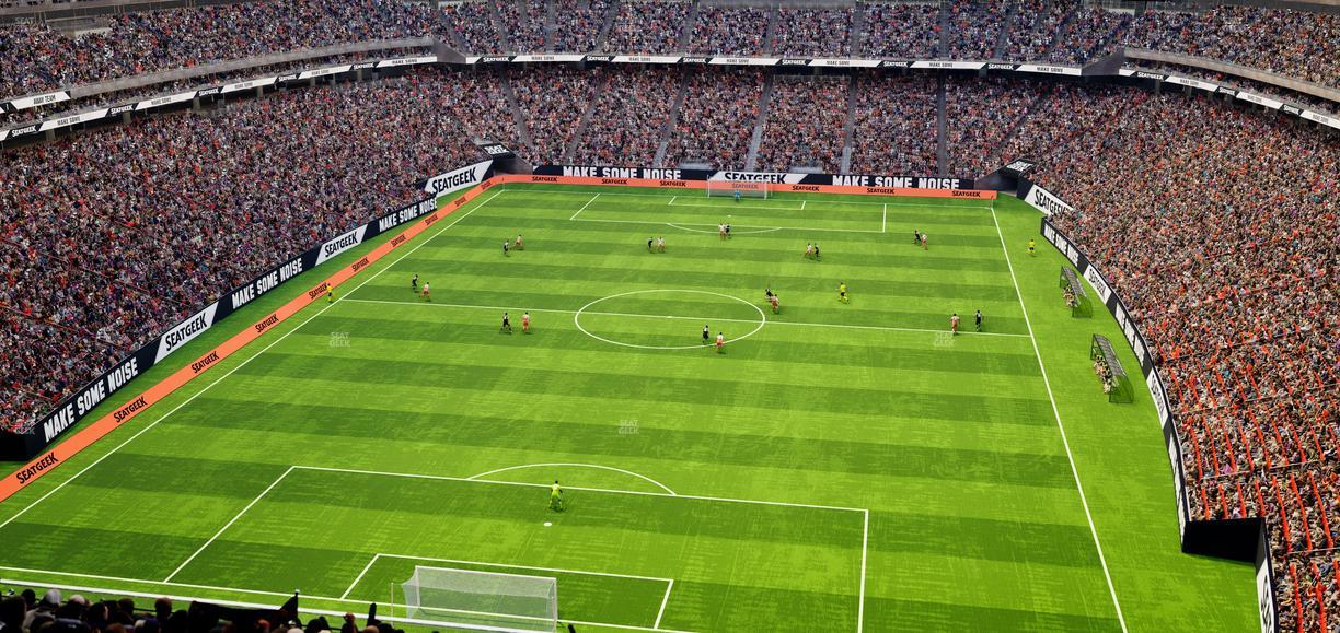 Reliant Stadium - Section 646 Seat View
