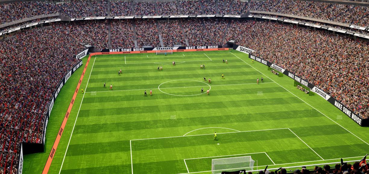 Reliant Stadium - Section 649 Seat View