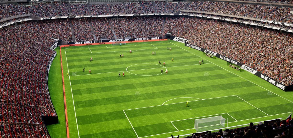 Reliant Stadium - Section 650 Seat View