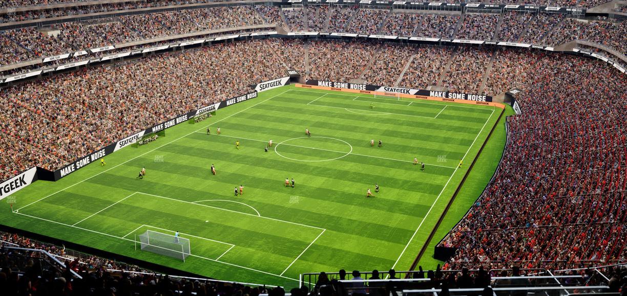 Reliant Stadium - Section 717 Seat View