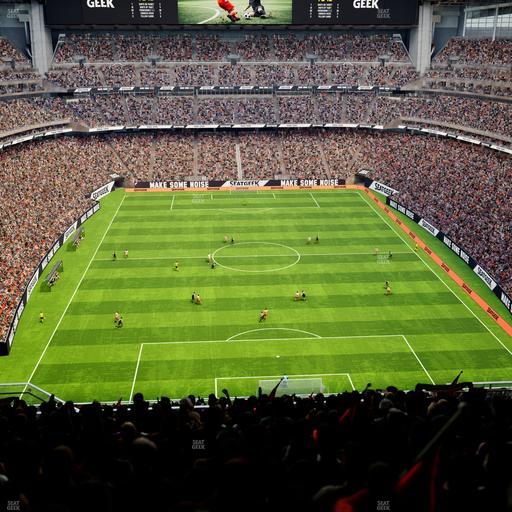 Reliant Stadium - Section 722 Seat View