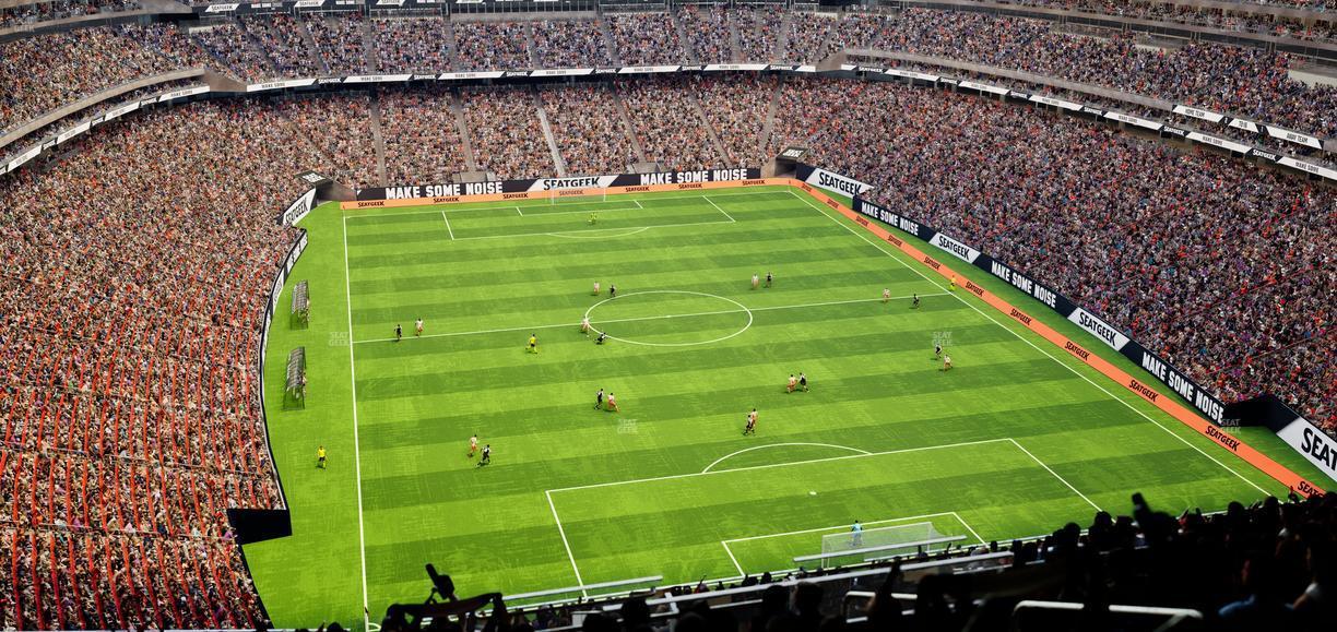 Reliant Stadium - Section 724 Seat View