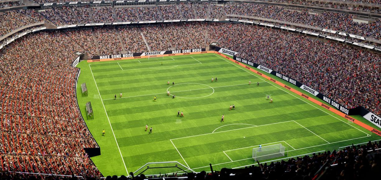 Reliant Stadium - Section 725 Seat View