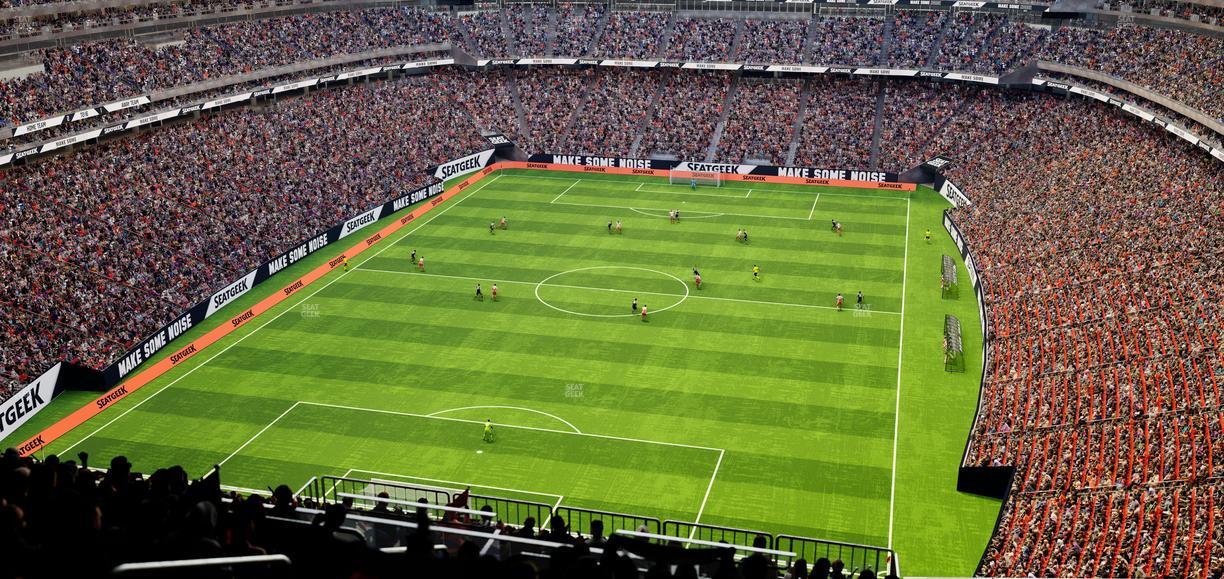 Reliant Stadium - Section 745 Seat View