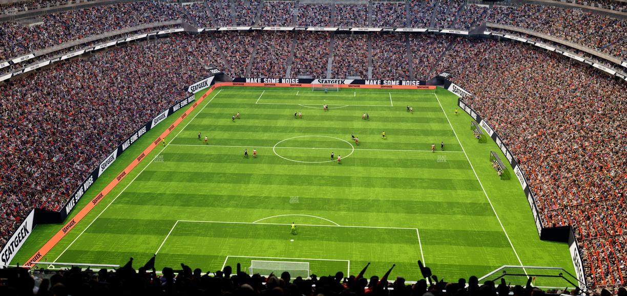 Reliant Stadium - Section 747 Seat View