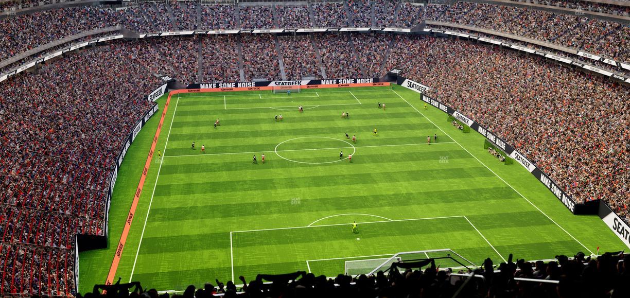 Reliant Stadium - Section 749 Seat View
