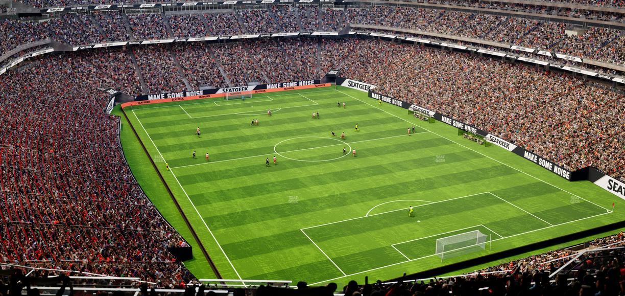 Reliant Stadium - Section 752 Seat View
