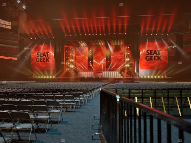 Official view from Section Floor L at Reliant Stadium
