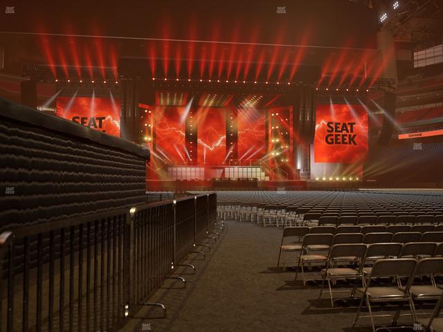 Official view from Section Floor N at Reliant Stadium