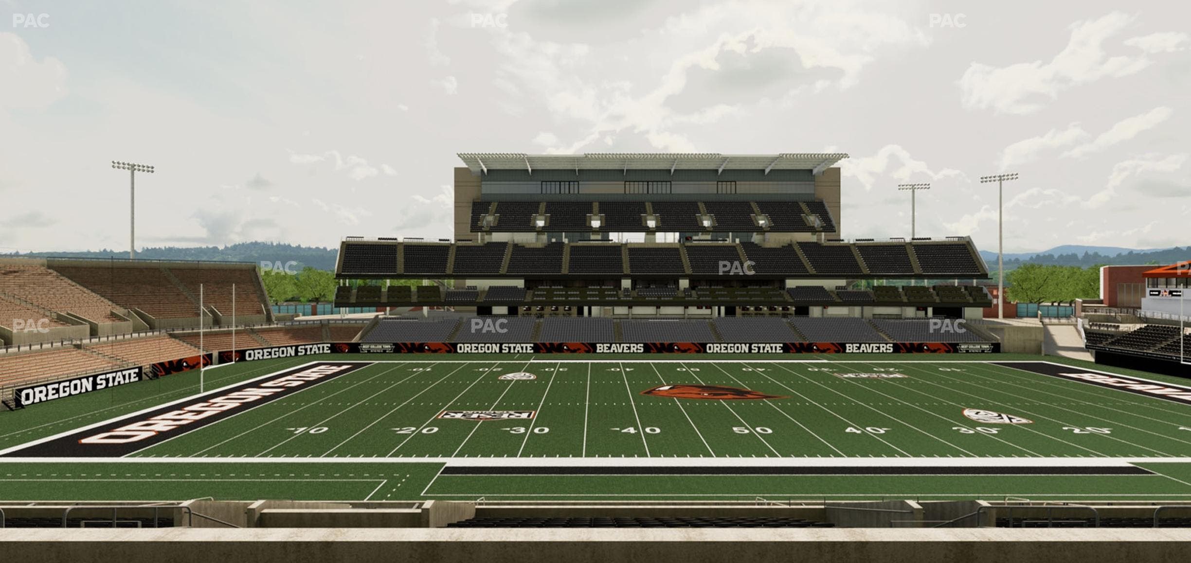 Reser Stadium - Section 117 Seat View