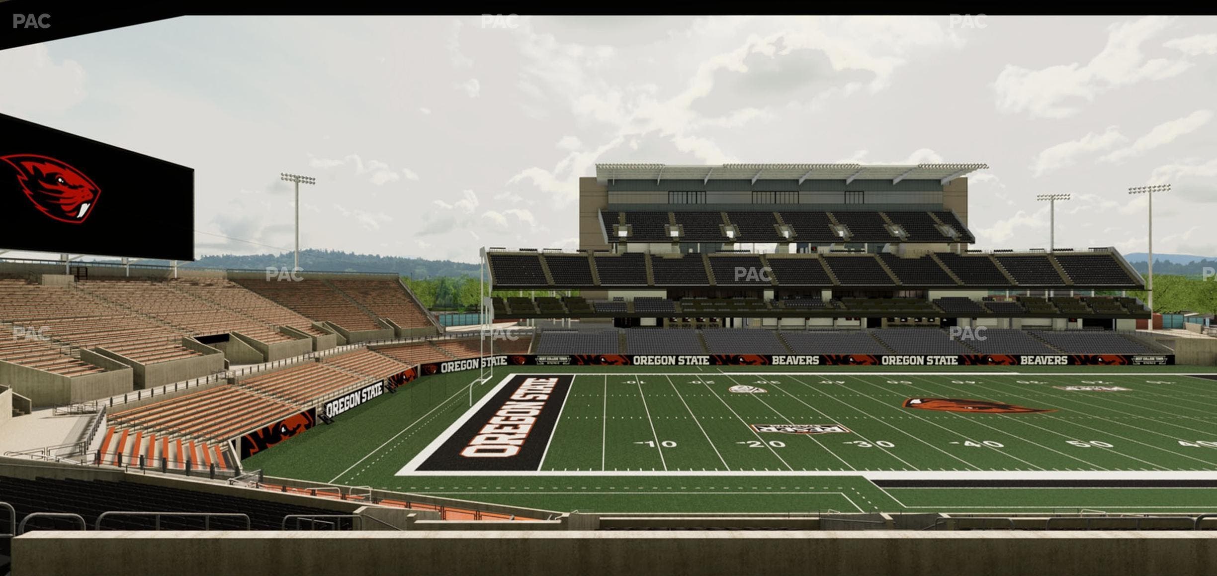Reser Stadium - Section 119 Seat View