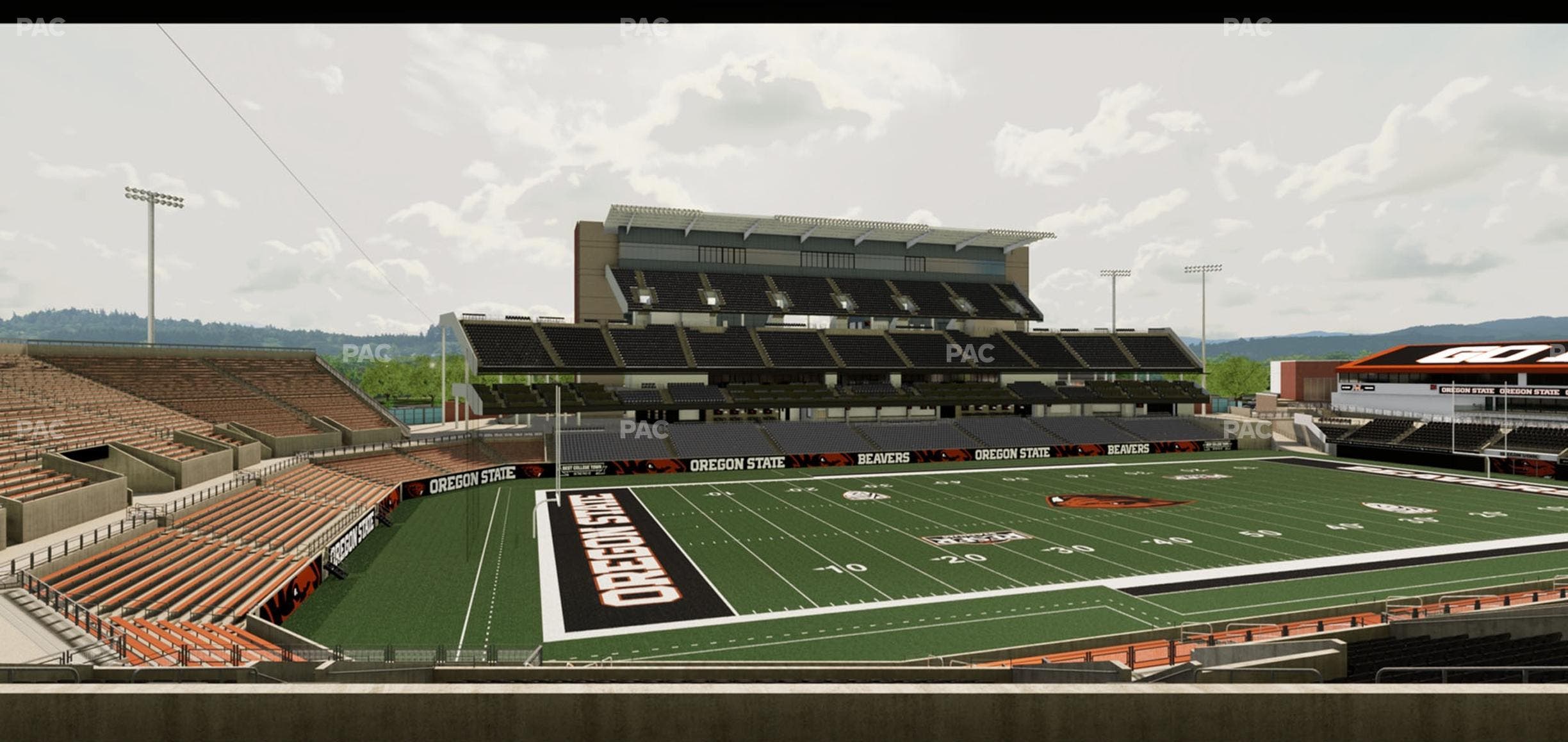 Reser Stadium - Section 120 Seat View